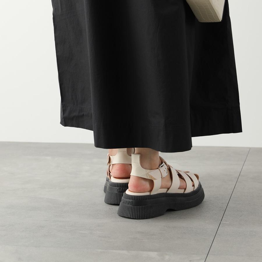 GANNI ガニー グルカサンダル Creepers Grid Sandal S2049 4897 GANNI ガニー グルカサンダル Creepers Grid Sandal S2049 4897