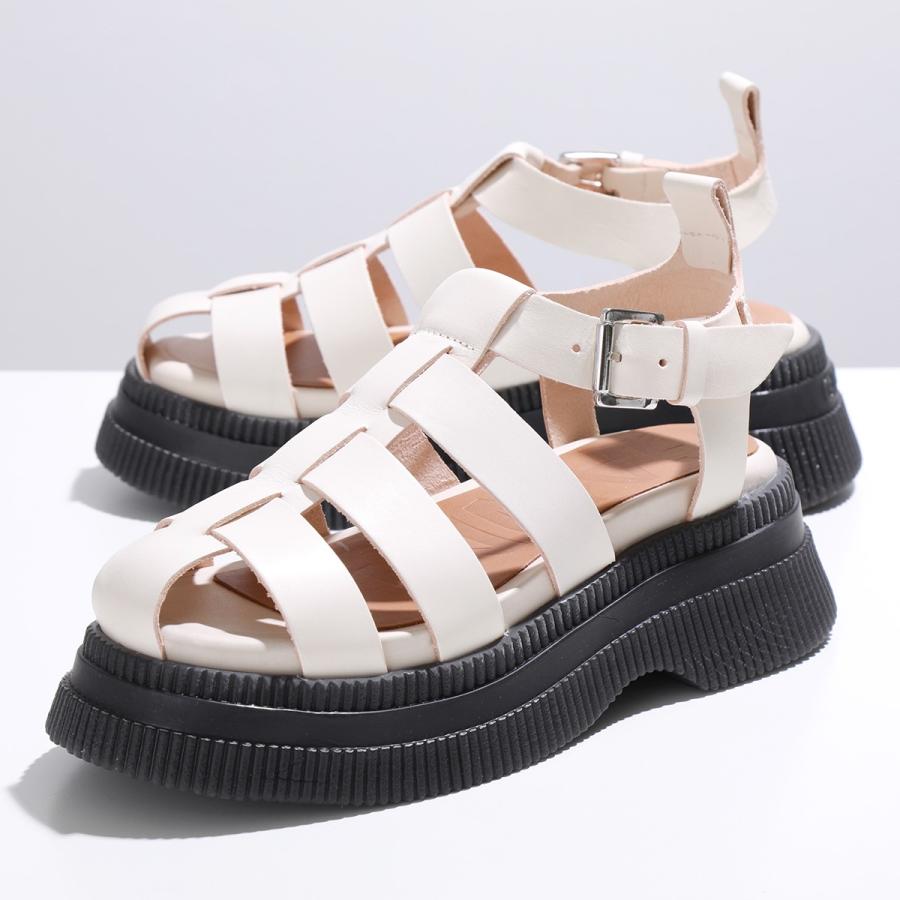 GANNI ガニー グルカサンダル Creepers Grid Sandal S2049 4897 GANNI ガニー グルカサンダル Creepers Grid Sandal S2049 4897