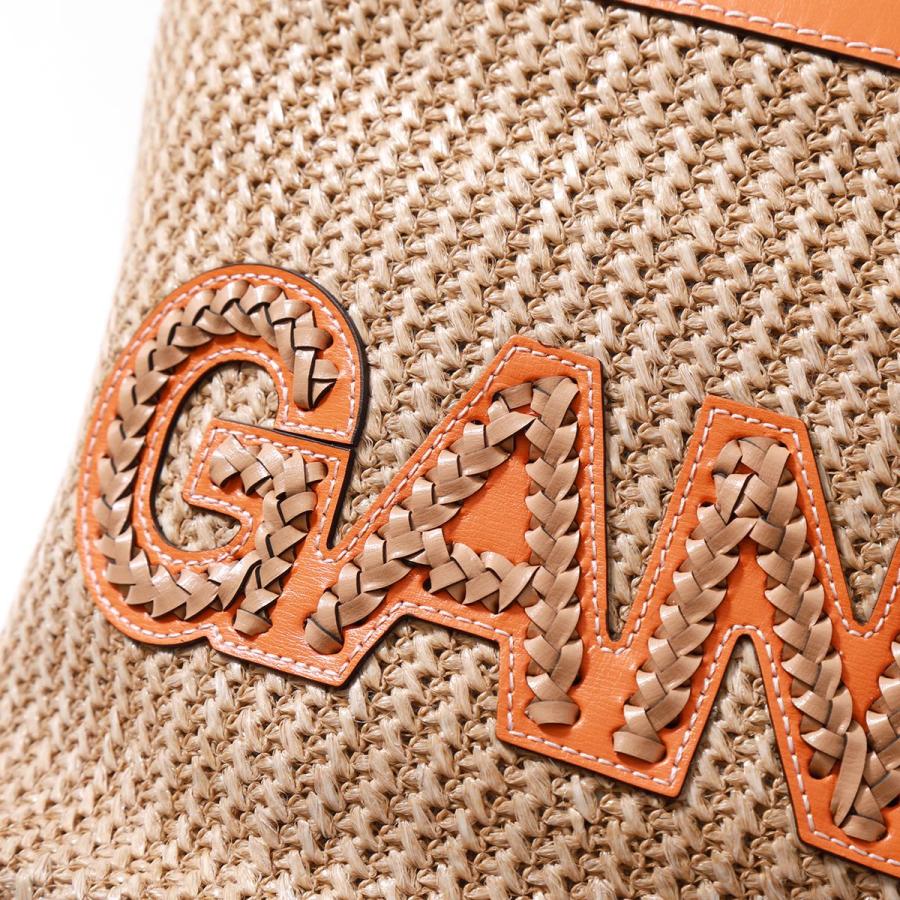 GANNI ガニー かごバッグ Kraft Small Tote Raffia A4780 5859 GANNI ガニー かごバッグ Kraft Small Tote Raffia A4780 5859