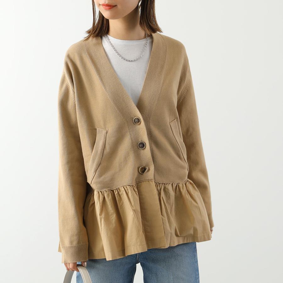 Semicouture セミクチュール カーディガン Y3SB12 レディース Vネック 