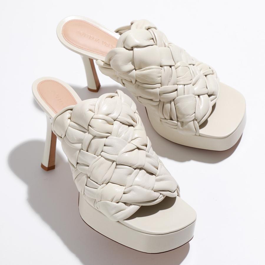 BOTTEGA VENETA ボッテガヴェネタ サンダル 630175 VBT10 レディース イントレチャート レザー シューズ 靴 8279/SHINY-LIGHT-LAMBSKIN｜s-musee｜05