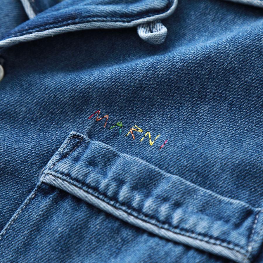 MARNI マルニ 半袖 デニムシャツ CUJU0017IS USCV22 メンズ MARNI マルニ 半袖 デニムシャツ CUJU0017IS USCV22 メンズ