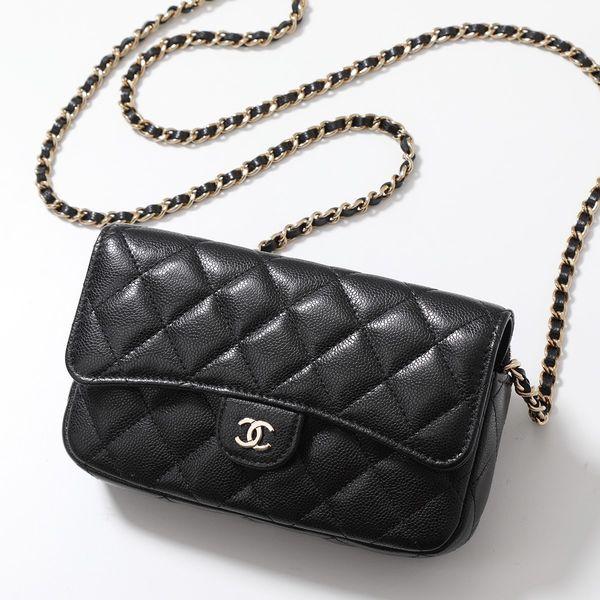 CHANEL シャネル ショルダーバッグ MATELASSE マトラッセ AP2096 B10583 レディース チェーンウォレット フォン