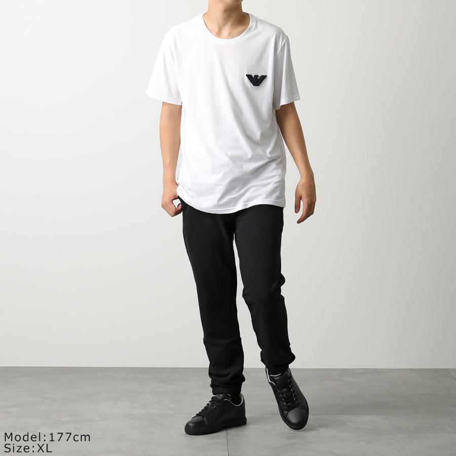 エンポリオアルマーニ　Tシャツ EMPORIO ARMANI エンポリオアルマーニ 胸ラバーロゴ クルーネック 長袖