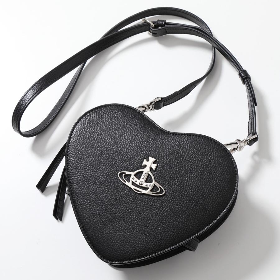 Vivienne Westwood ヴィヴィアンウエストウッド ショルダーバッグ LOUISE HEART ハート 4304006M S000D レディース グレイン メタルオーブ 鞄 カラー3色｜s-musee｜05