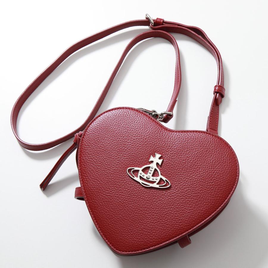 Vivienne Westwood ヴィヴィアンウエストウッド ショルダーバッグ LOUISE HEART ハート 4304006M S000D レディース グレイン メタルオーブ 鞄 カラー3色｜s-musee｜09