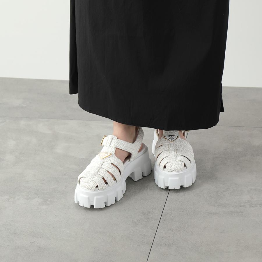 PRADA プラダ ケージサンダル モノリス 1X138N 055 70N PRADA プラダ ケージサンダル モノリス 1X138N 055 70N