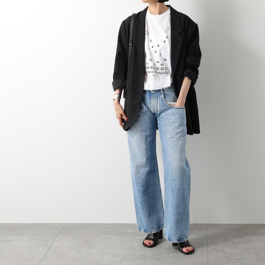 Maison Margiela(メゾンマルジェラ) カットソー サイズS レディース美品  - ダークネイビー アーティザナル/変形デザイン Maison Margiela（メゾンマルジェラ） Tシャツ S30GC0701 S22816