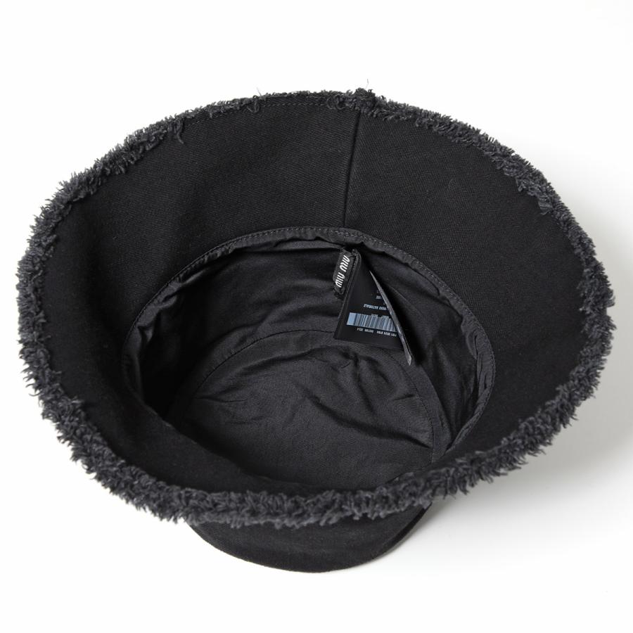 MIU MIU ブラック バケットハット S