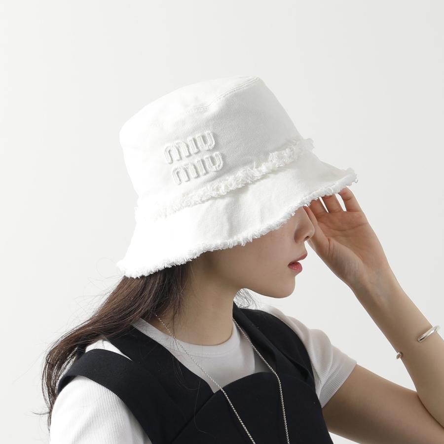 miu MIUMIU ミュウミュウ バケットハット 5HC196 2CL4 miu MIUMIU ミュウミュウ バケットハット 5HC196 2CL4