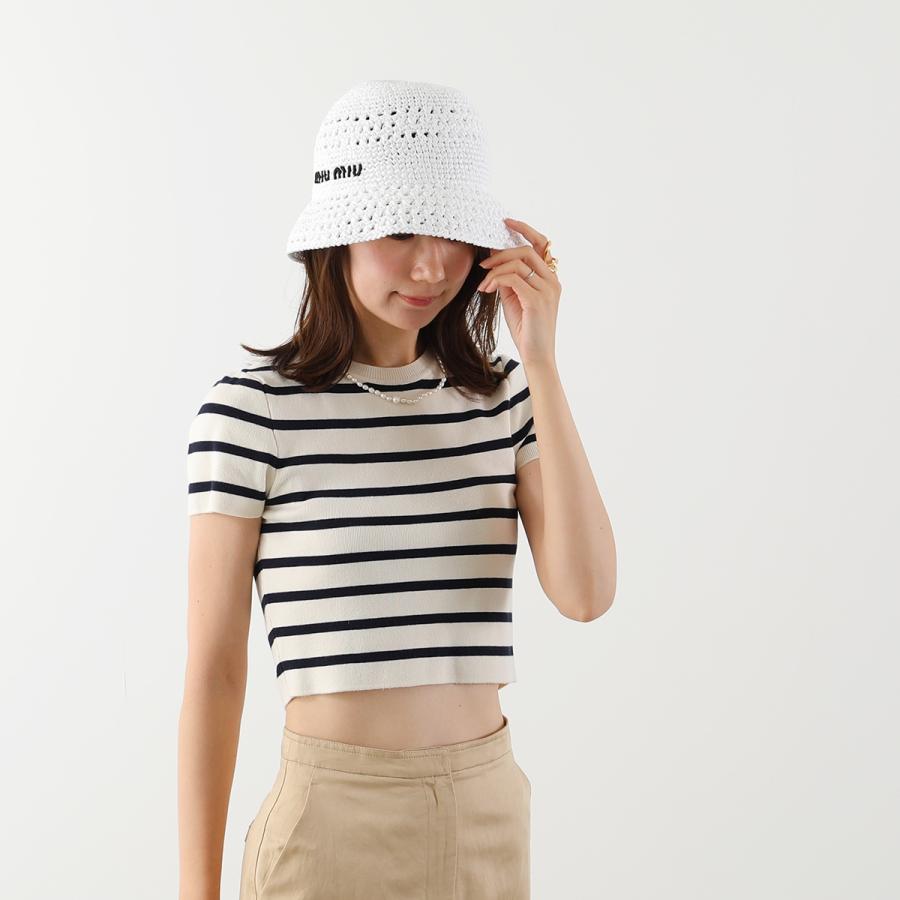 miu MIUMIU ミュウミュウ バケットハット 5HC287 2DO1 miu MIUMIU ミュウミュウ バケットハット 5HC287 2DO1