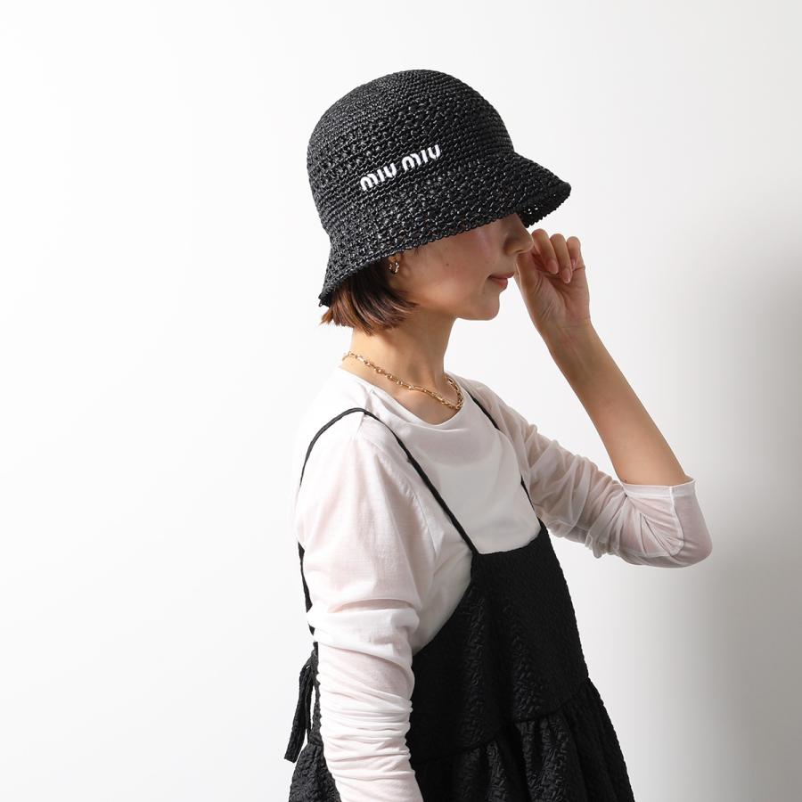 miu MIUMIU ミュウミュウ バケットハット 5HC287 2DO1 miu MIUMIU ミュウミュウ バケットハット 5HC287 2DO1