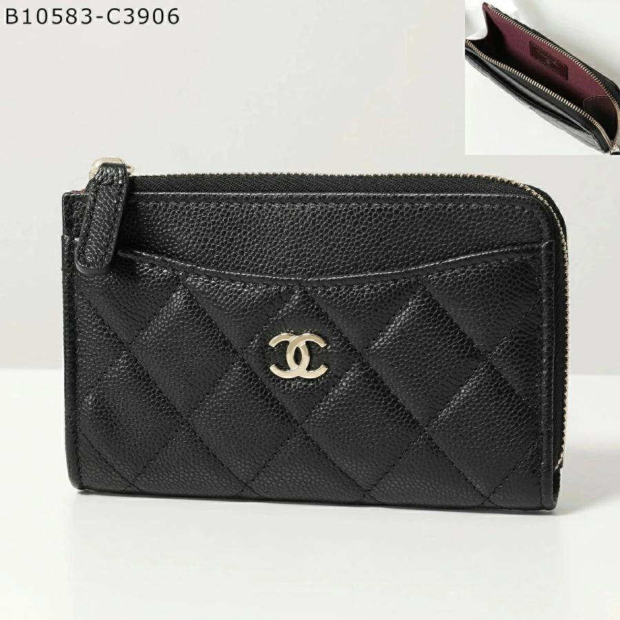 美品✨CHANEL 財布 マトラッセ エナメル カードケース 小銭入れ ブラック CHANEL（シャネル） フラグメントケース MATELASSE マトラッセ AP3179