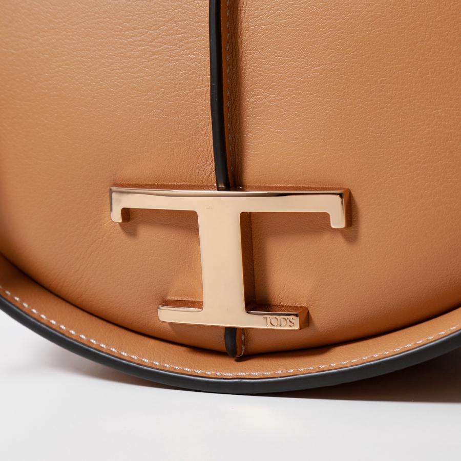 美品　トッズ　2wayショルダーバッグ　ロゴマーク　ターンロック　キャメル　本革 美品トッズ2wayショルダーバッグロゴマークターンロックキャメル本革