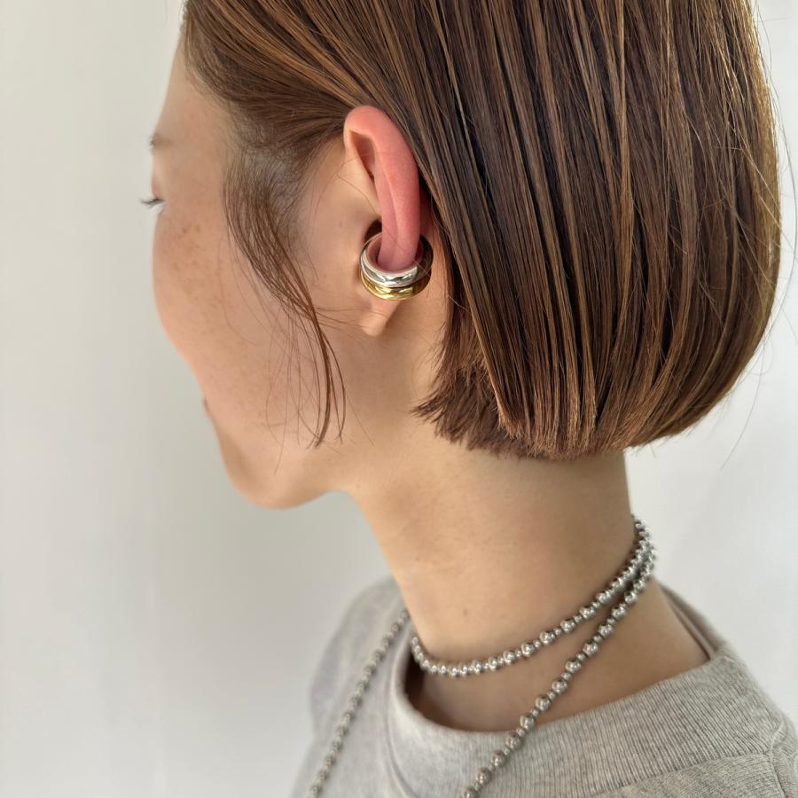 トムウッド　ピアス　イヤーカフ　イヤカフ　　イヤリング　耳飾り　0712 TOM WOOD（トムウッド） イヤーカフ Chunky Ear Cuff Gold チャンキー