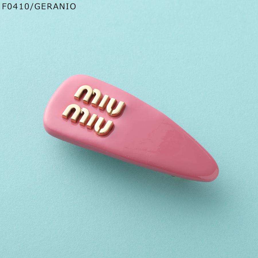 miu miu（ミュウミュウ） バレッタ 5IF092 069 レディース エナメル