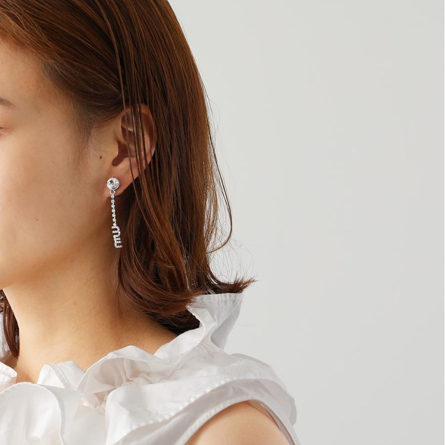 miu MIUMIU ミュウミュウ ピアス 5IO058 2DNC レディース ロゴ miu MIUMIU ミュウミュウ ピアス 5IO058 2DNC レディース ロゴ