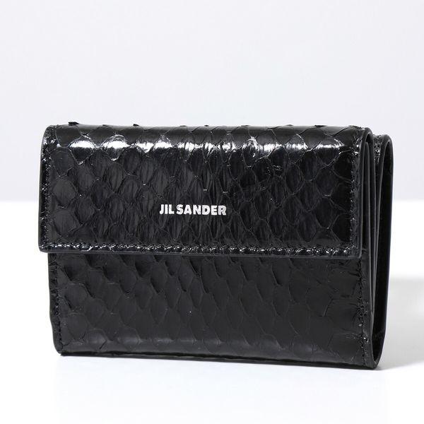 【未使用級】JIL SANDER 三つ折り財布 ベビーウォレット ブラック保存袋 JIL SANDER（ジルサンダー） 三つ折り財布 BABY WALLET ベビー