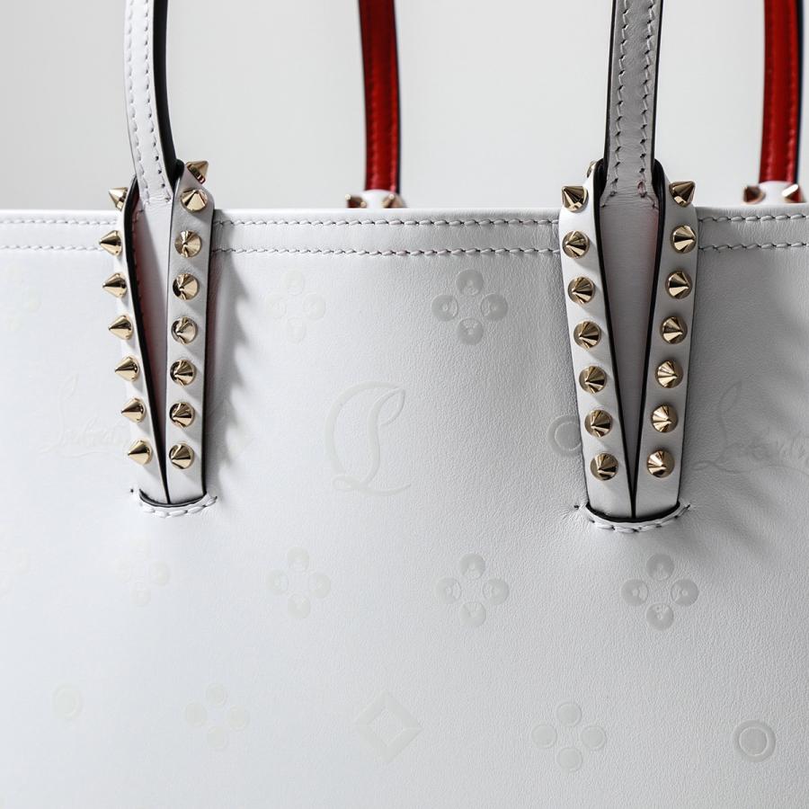 Christian Louboutin ホワイトトートバッグ ホワイト（白）系 Christian Louboutin(クリスチャンルブタン) トート