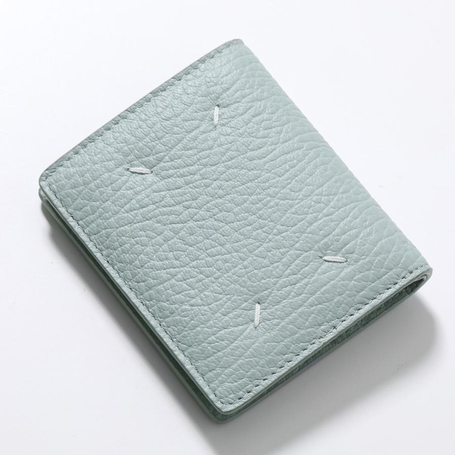 メゾン マルジェラ MAISON MARGIELA 財布 二つ折り ミニ財布 レザー ポッパー ウォレット S56UI0140 P4455 T5166 Maison Margiela（メゾンマルジェラ） 二つ折り財布 S56UI0140 P4455