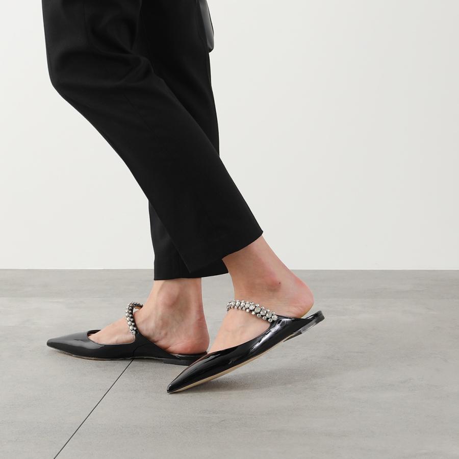 JIMMY CHOO Jimmy Choo ジミーチュウ ミュール BING FLAT PAT JIMMY CHOO Jimmy Choo ジミーチュウ ミュール BING FLAT PAT
