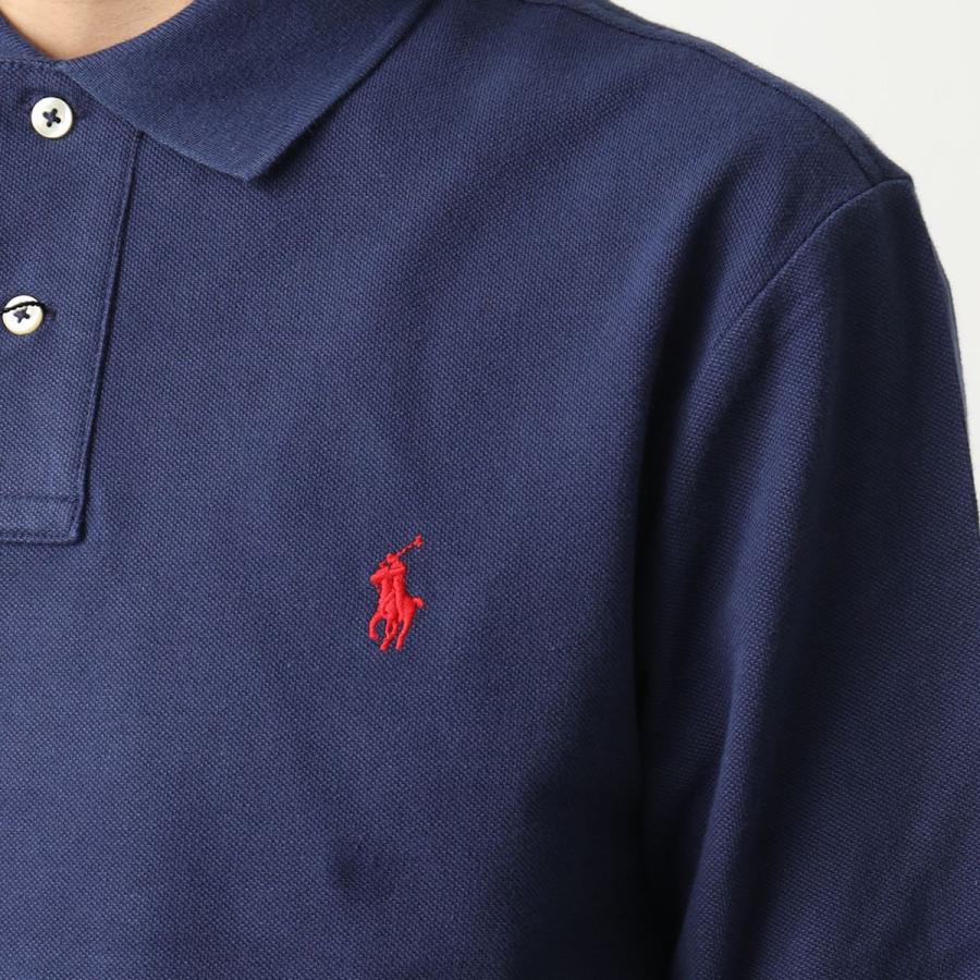 Polo Ralph Lauren ポロ ラルフローレン ポロシャツ 710680790 メンズ 長袖 ポニー刺繍 鹿の子 コットン カラー3色｜s-musee｜09