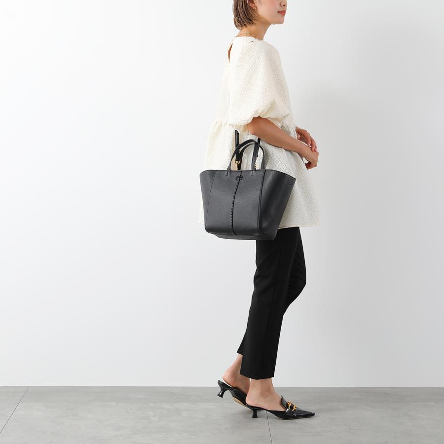 TORY BURCH トリーバーチ トートバッグ MCGRAW CARRYALL マックグロー キャリーオール 147574 レディース ショルダーバッグ レザー 鞄 BLACK/001｜s-musee｜03