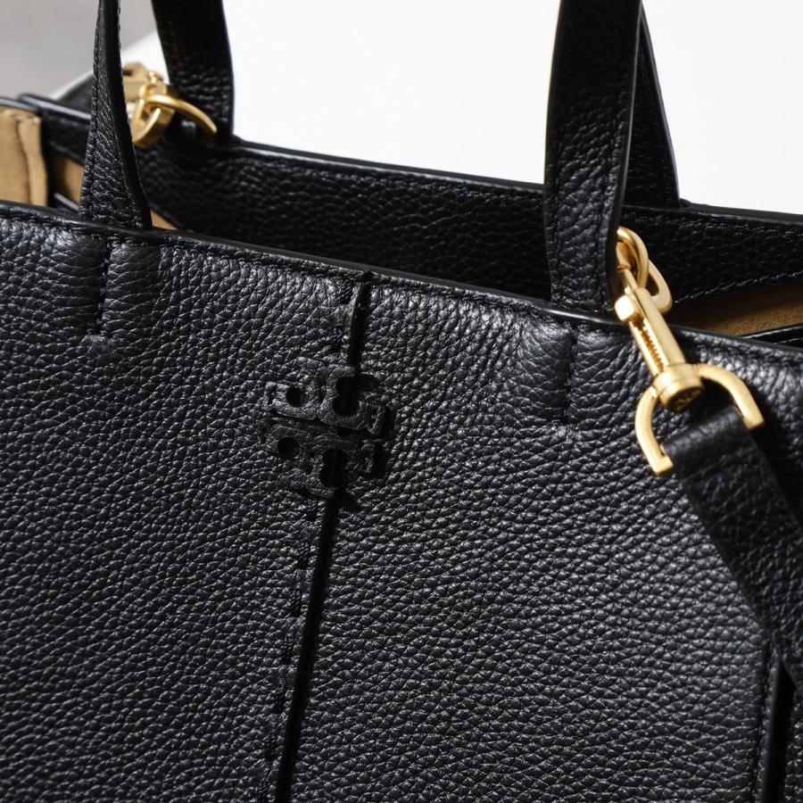 TORY BURCH トリーバーチ トートバッグ MCGRAW CARRYALL マックグロー キャリーオール 147574 レディース ショルダーバッグ レザー 鞄 BLACK/001｜s-musee｜09