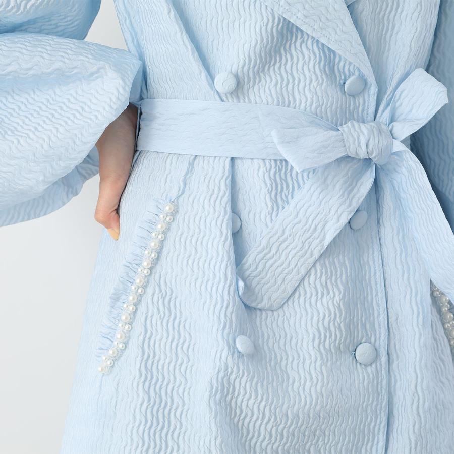 sister jane シスタージェーン　リボントレンチコート S Sister Jane（シスタージェーン） コート CTD007 LOTTE ORGANZA TRENCH