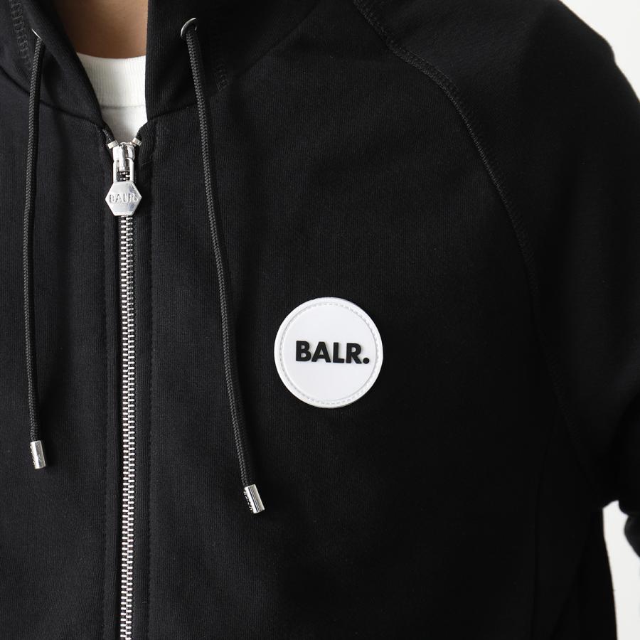 BALR.（ボーラー） ジップアップ パーカー Rani Round Rubber Badge B1261.1079 メンズ コットン ...