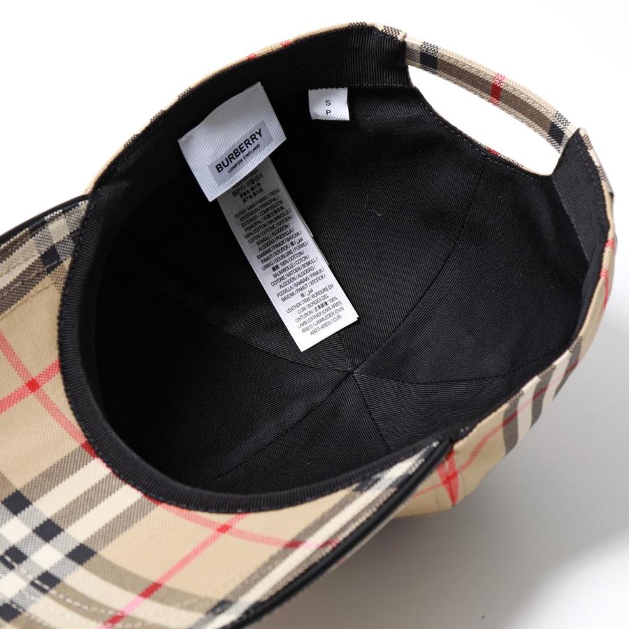 BURBERRY（バーバリー） ベースボールキャップ MH VINTAGE CHK 8068041