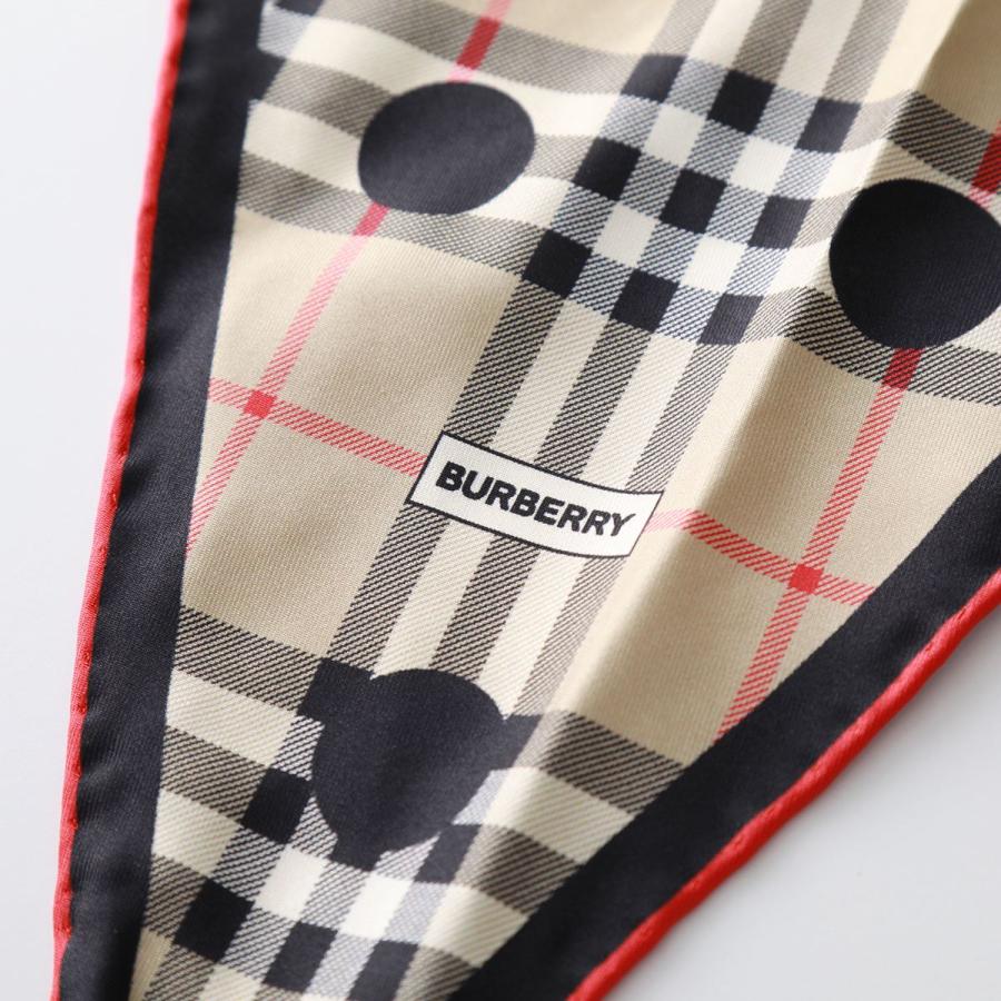 BURBERRY バーバリー スカーフ SS CHK PDOT SLK LOSANGE 8069077 BURBERRY バーバリー スカーフ SS CHK PDOT SLK LOSANGE 8069077