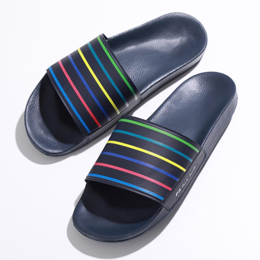 Paul Smithポールスミス　レザーコンフォートサンダル　ブラック Paul Smithポールスミス レザーコンフォートサンダル ブラック