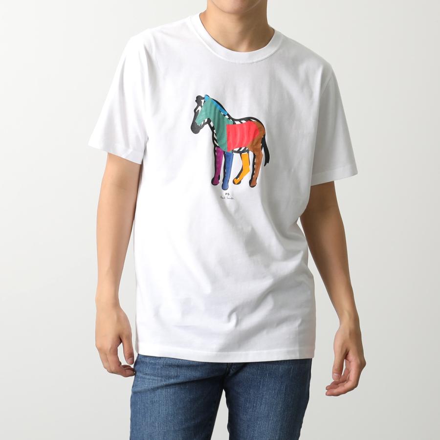 Paul Smith ポールスミス Tシャツ M2R 011R KP3848 メンズ 半袖 カットソー コットン クルーネック シマウマ ゼブラ  ちびロゴT カラー2色 :350622087:インポートセレクト musee 通販 