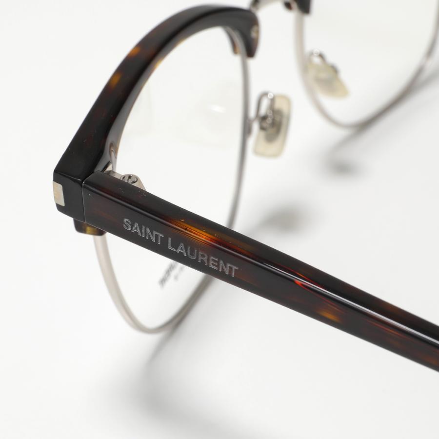 SAINT LAURENT サンローラン メガネ SL104 メンズ ハーフリム