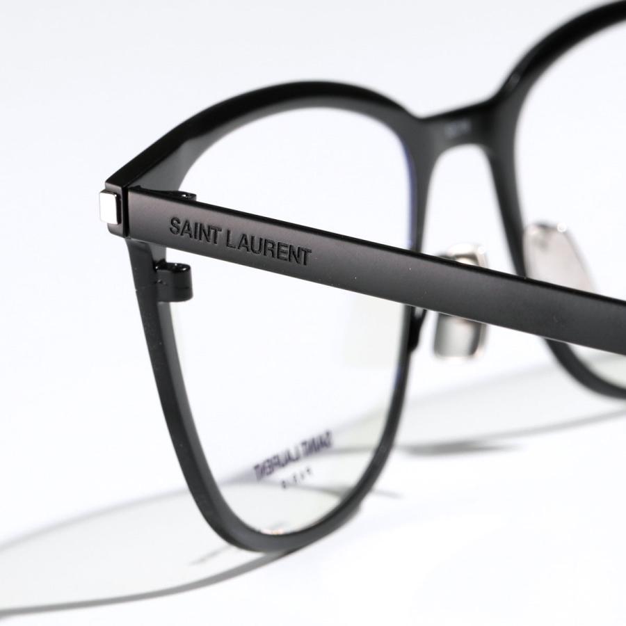 SAINT LAURENT サンローラン メガネ SL 266 メンズ 黒縁 細フレーム