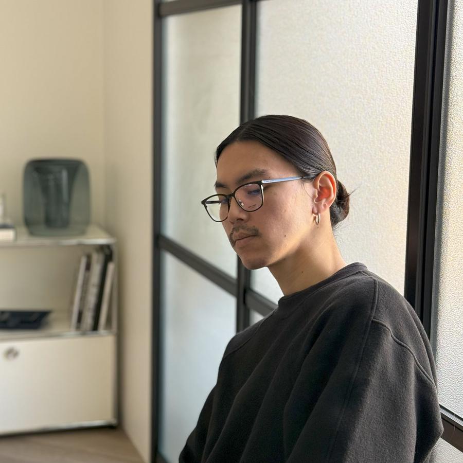 SAINT LAURENT サンローラン メガネ SL 266 メンズ 黒縁 細フレーム