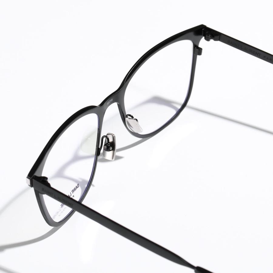 SAINT LAURENT サンローラン メガネ SL 266 メンズ 黒縁 細フレーム