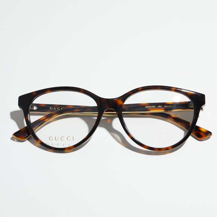 GUCCI（グッチ） ダテメガネ GG0379O レディース GGメタルロゴ ウェブ