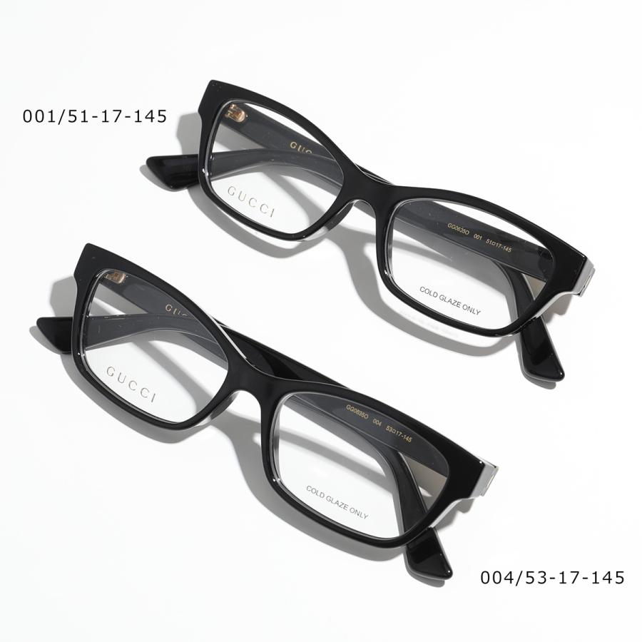 GUCCI グッチ メガネ GG0635O メンズ グローバルモデル めがね 伊達メガネ ダテ 眼鏡 GGロゴ アイウェア 黒縁メガネ BLACKBLACK-TRANSPARENT｜s-musee｜02