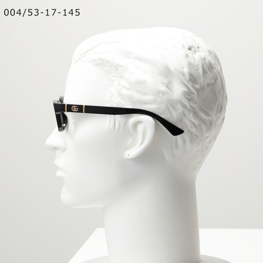 GUCCI グッチ メガネ GG0635O メンズ グローバルモデル めがね 伊達メガネ ダテ 眼鏡 GGロゴ アイウェア 黒縁メガネ BLACKBLACK-TRANSPARENT｜s-musee｜06