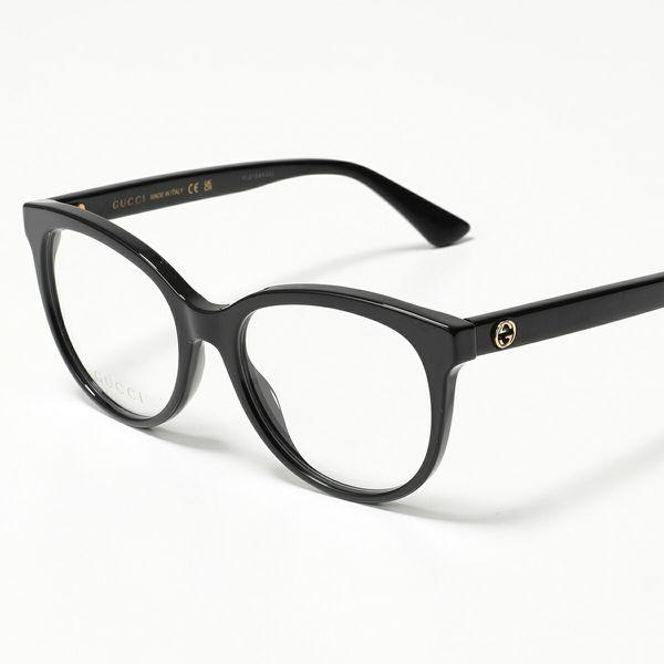 GUCCI グッチ メガネ GG0329O レディース オーバル型 メタルロゴ GG 