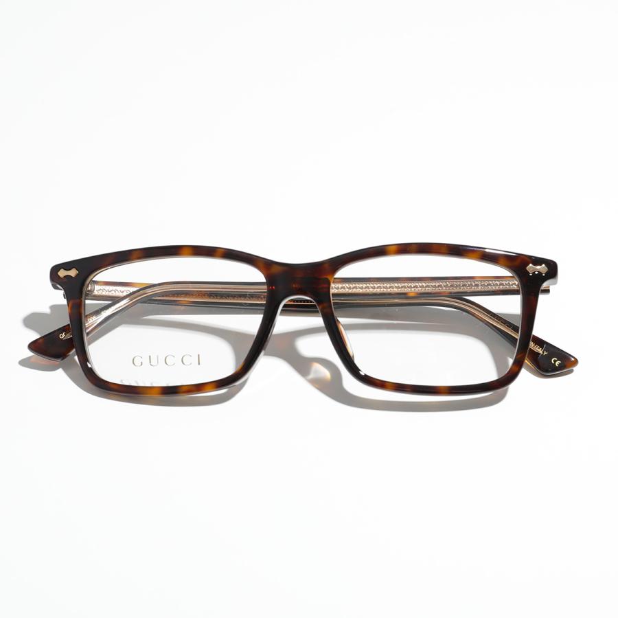 GUCCI（グッチ） メガネ GG0191OA メンズ スクエア型 アジアンフィット