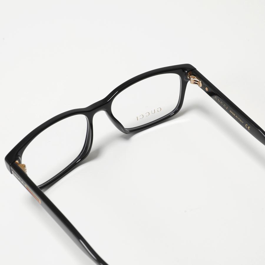 GUCCI メタルフレーム メガネ GUCCI（グッチ） メガネ GG0826O レディース スクエア型 めがね 伊達