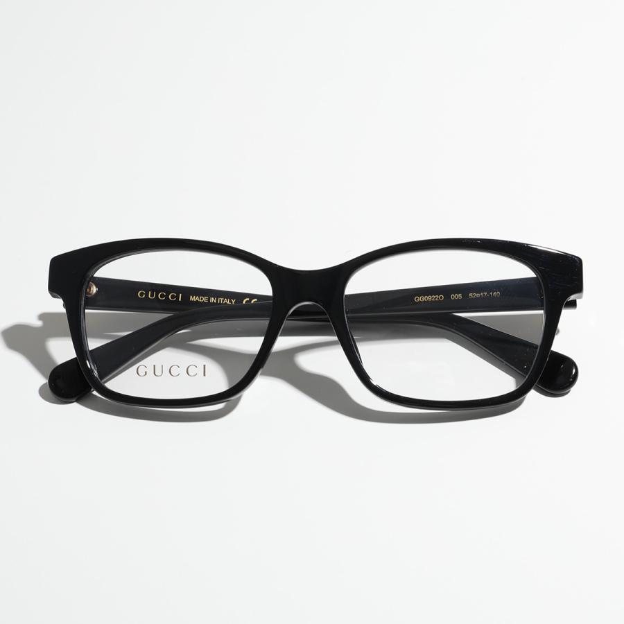 GUCCI（グッチ） メガネ GG0922O メンズ スクエア型 メタルGGロゴ Bee