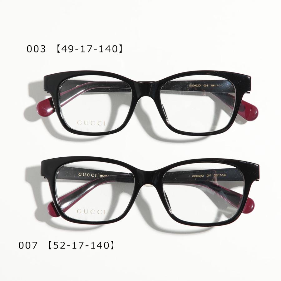 GUCCI グッチ メガネ GG0922O レディース スクエア型 メタルGGロゴ Bee  