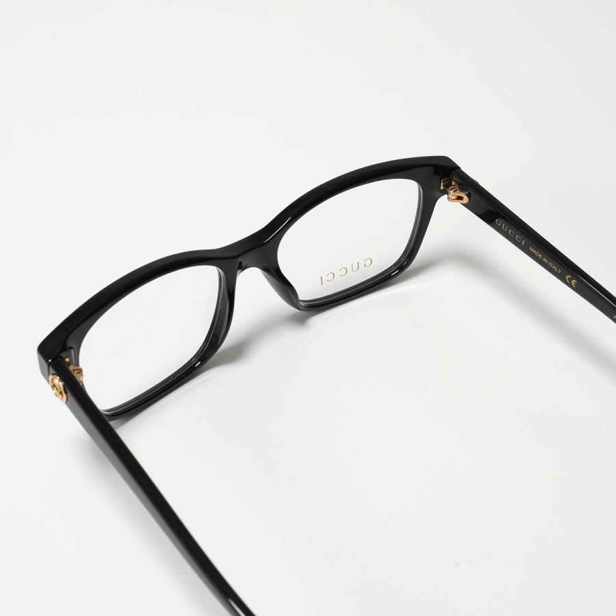 GUCCI（グッチ） メガネ GG0922O レディース スクエア型 メタルGGロゴ