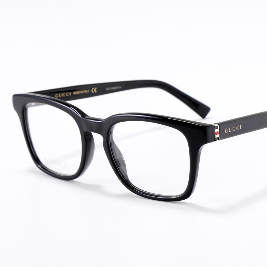 GUCCI（グッチ） メガネ GG0457O メンズ スクエア型 ロゴ シェリー