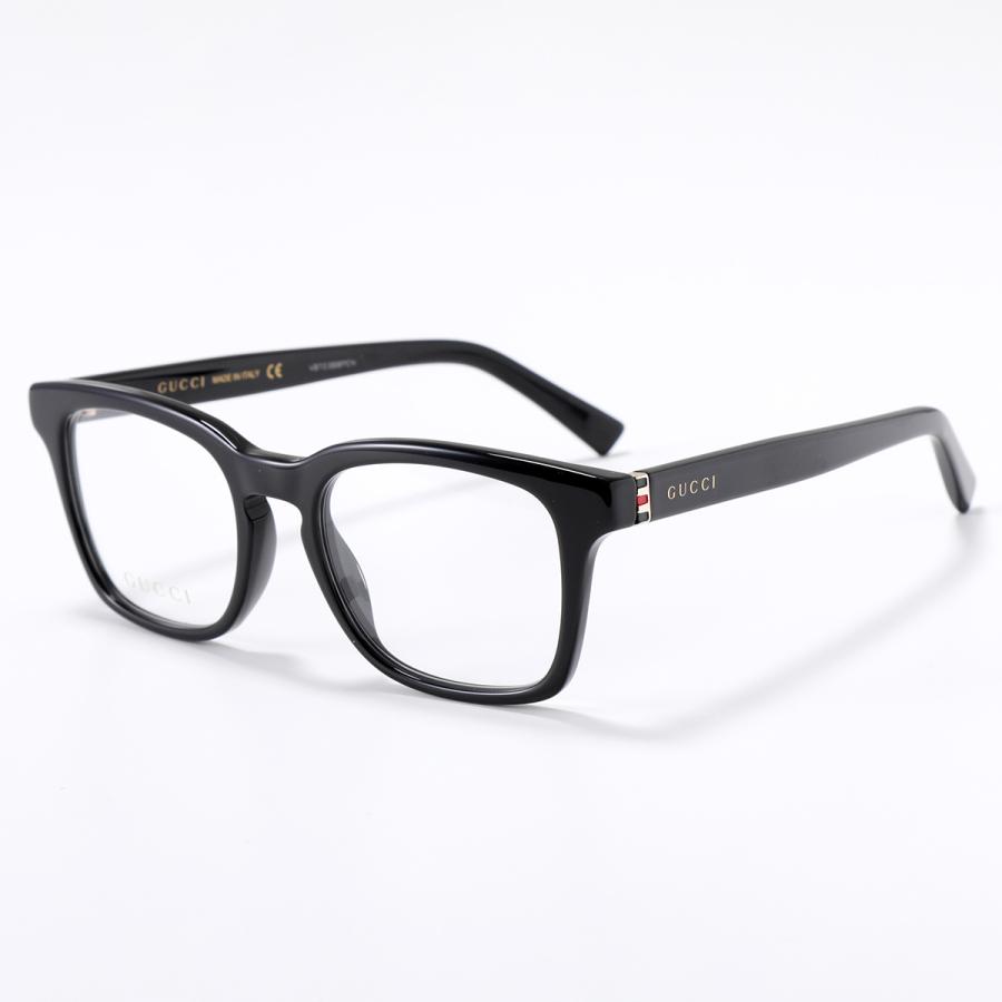 GUCCI グッチ メガネ GG0457O メンズ スクエア型 ロゴ シェリーライン 