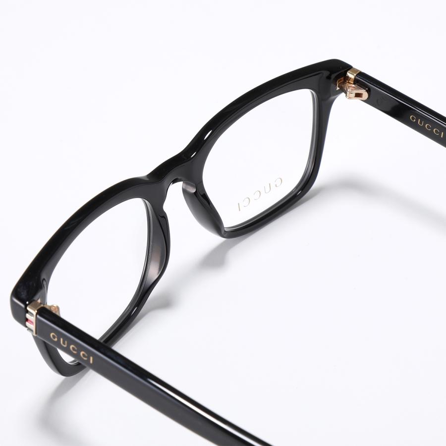 GUCCI（グッチ） メガネ GG0457O メンズ スクエア型 ロゴ シェリー